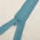Seperable injection zipper - teal 