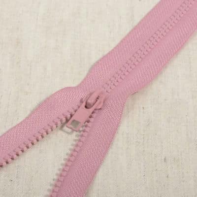 Seperable injection zipper - old pink 
