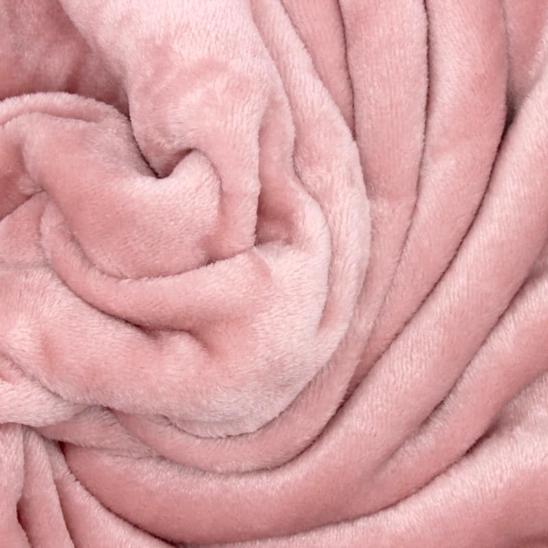 Minky velvet with wide width - pink