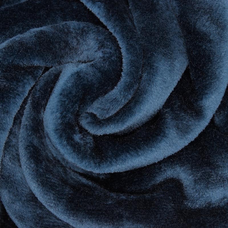 Minky velvet with wide width - navy blue