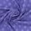 Viscose sluier met gereukt aspect en bloemen - lavender 