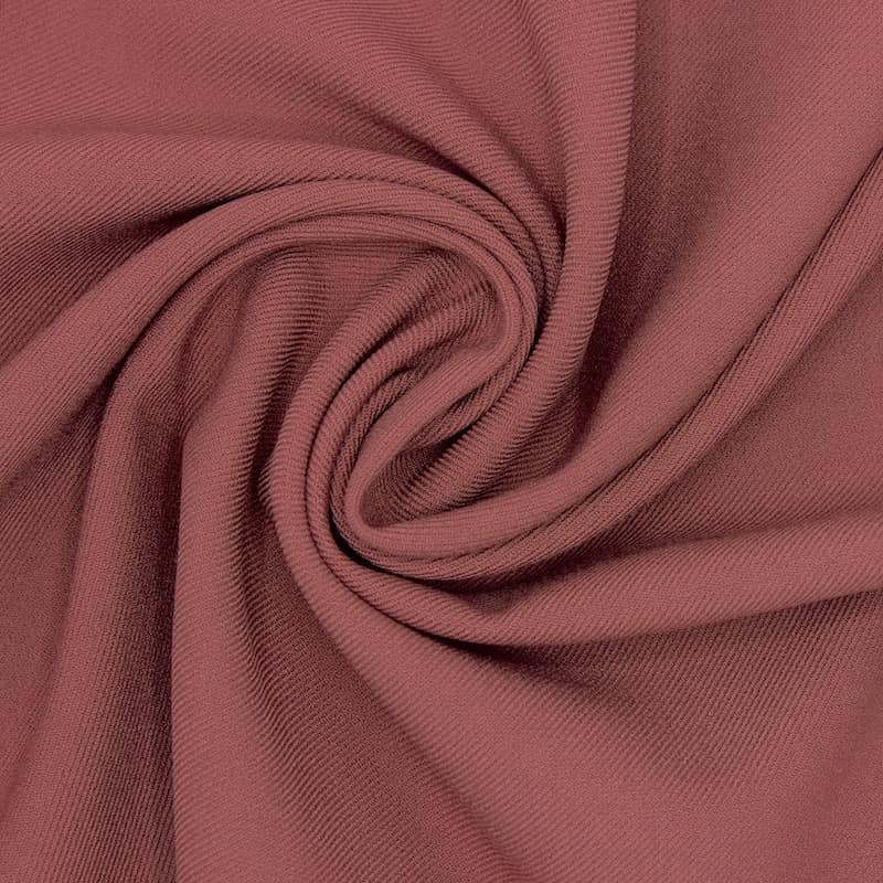 Extensible heavy twill fabric - marsala 