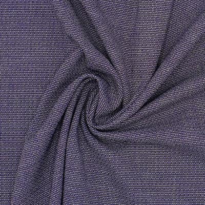 Tissu extensible jacquard - violet