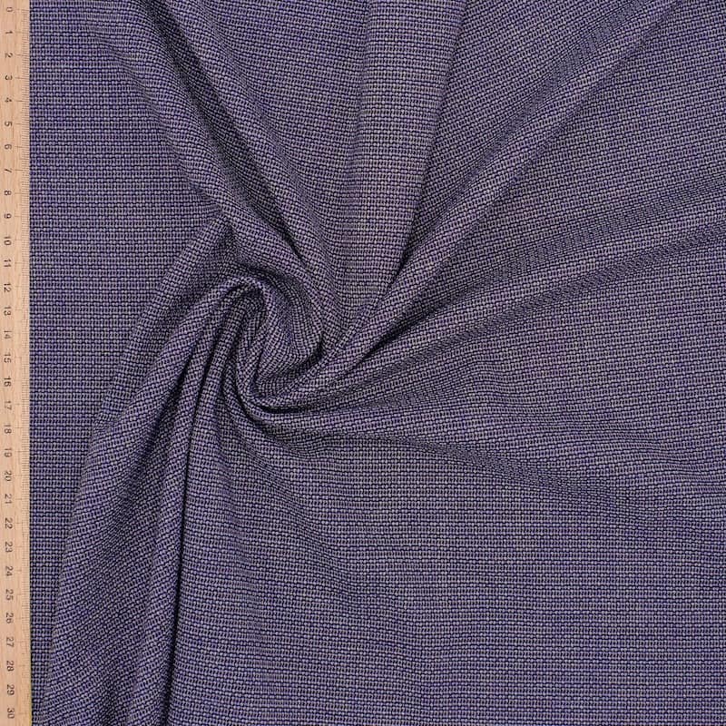 Extensible jacquard fabric - violet 