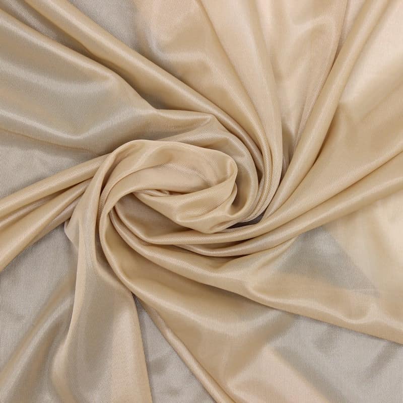 Doublure maille polyester - beige