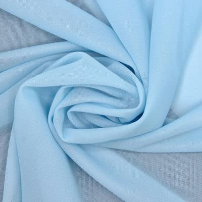 Doublure maille polyester - ciel