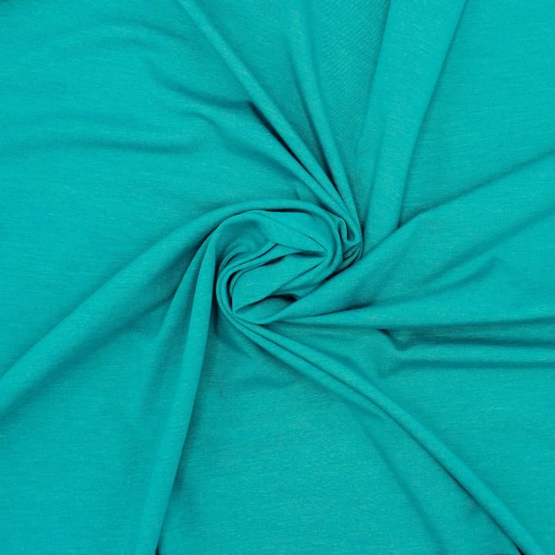 Tissu jersey uni - turquoise