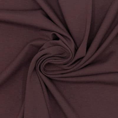 Plain jersey fabric - dark burgondy
