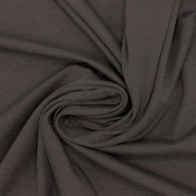 Plain jersey fabric - licorice black 