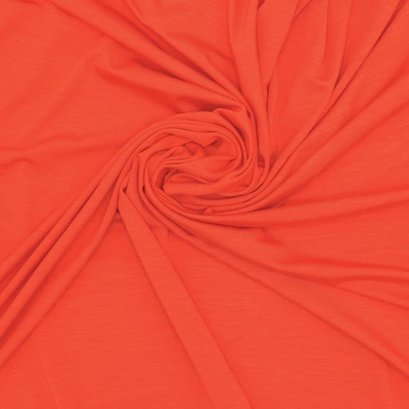 Plain jersey fabric - red