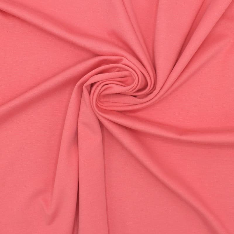 Milano jersey fabric - coral