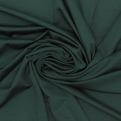 Tissu jersey tencel uni - vert