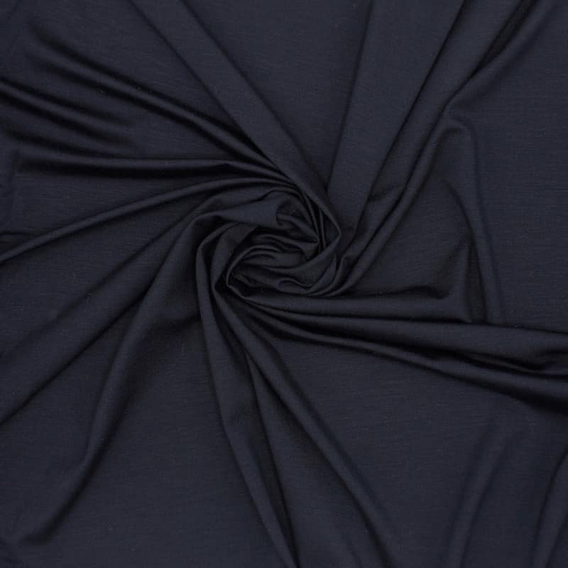 Plain tencel jersey fabric - midnight blue 