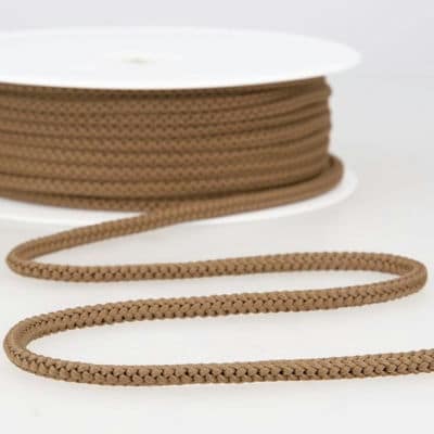 Knitted cord - taupe