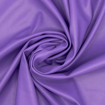 Plain faux leather - purple