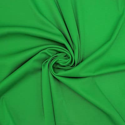 Plain knit fabric - green