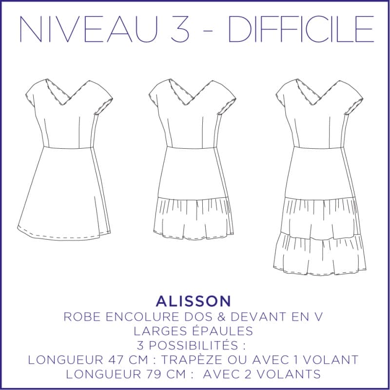 Pattern dress Alisson