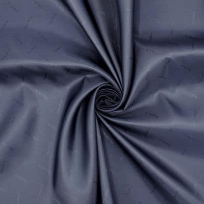Cloth of 3m Jacquard lining fabric - blue
