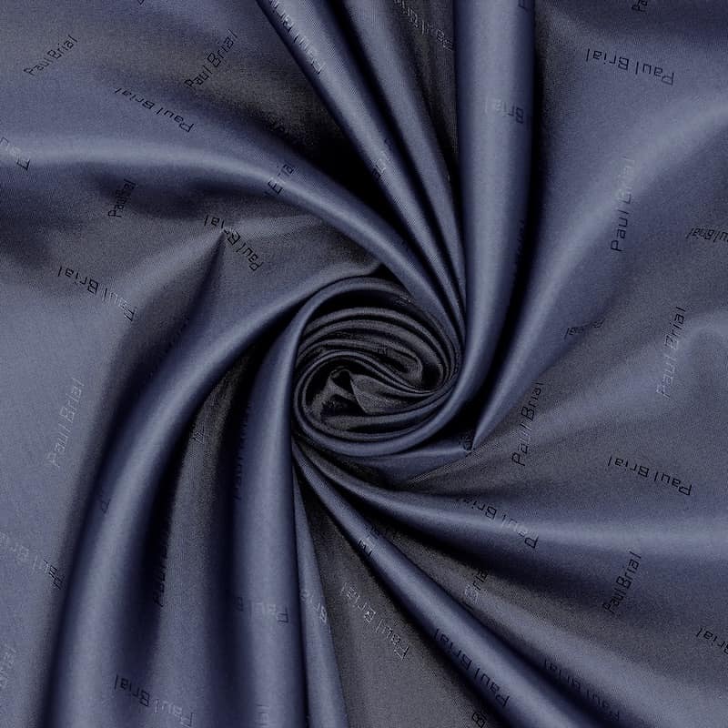 Cloth of 3m Jacquard lining fabric - blue