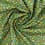 Cotton fabric with small patterns - green
