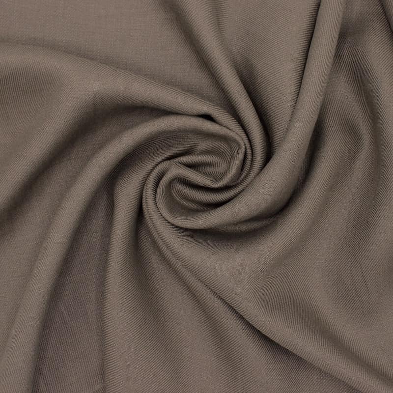 100% linen fabric - taupe