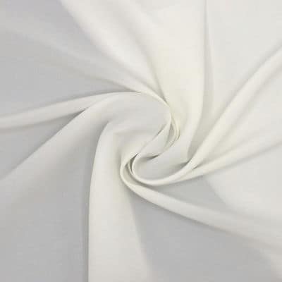 Fabric with aspect of light crêpe - off-white 
