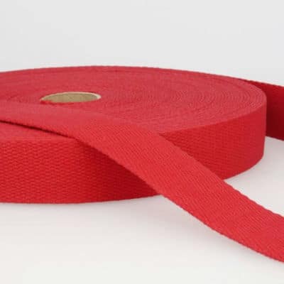 Strap 100% cotton - red