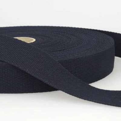 100% cotton strap - navy blue