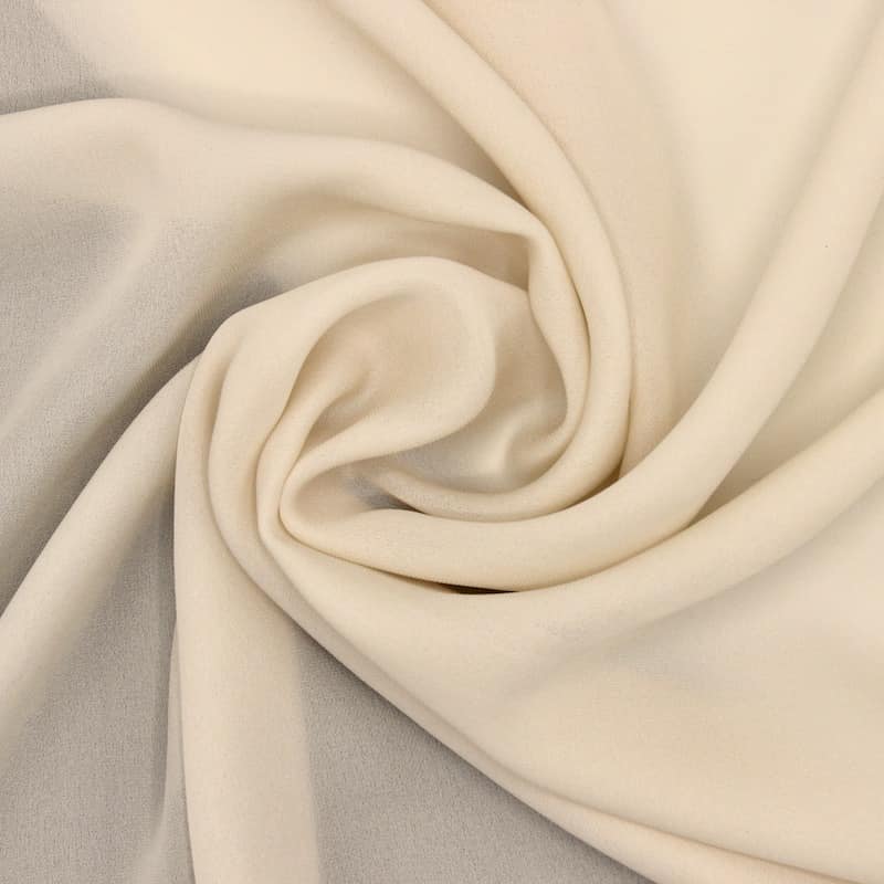 Viscose veil with aspect of muslin - vanilla 