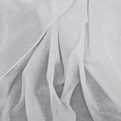 Polyester sluier - gebroken wit 