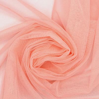 Plain stretch tulle - pink
