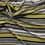 Jersey fabric of viscose and elasthanne with green and beige lines