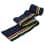 Striped cuffing fabric - navy blue