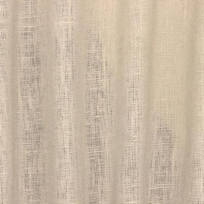 Plain fabric 100% washed linen - sand-colored 