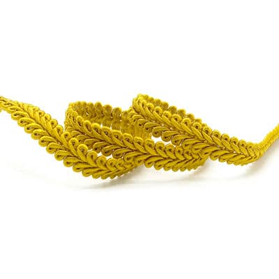 Braid trim - mustard yellow
