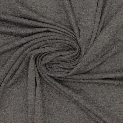Tissu jersey viscose - gris