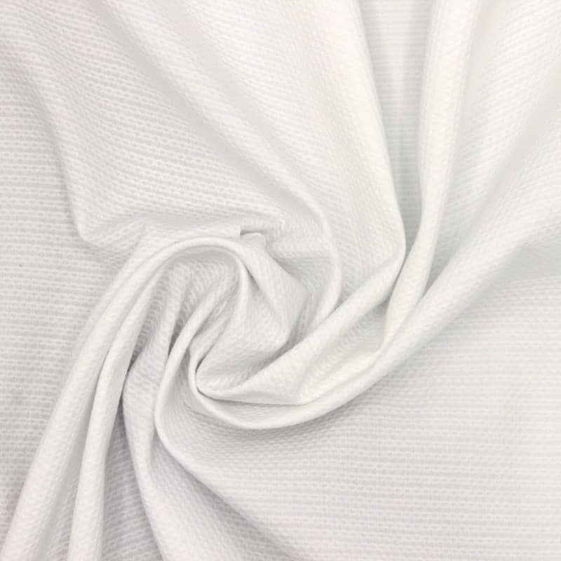 Tissu Coton Blanc Oeko-Tex au Mètre pour la confection d'Accessoires et de  Vêtements