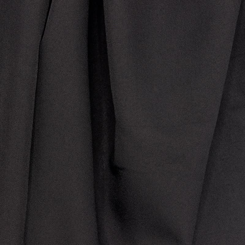 Tissu polyester uni - noir