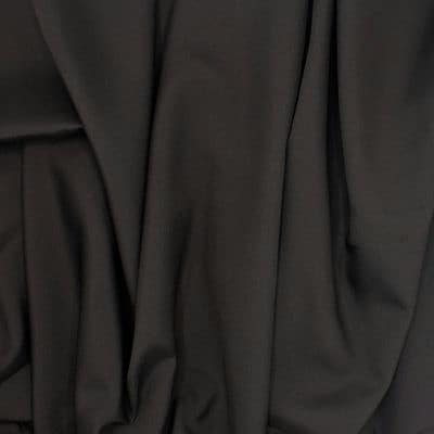 Polyester fabric - plain black 