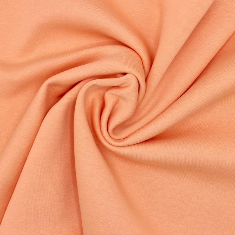  Duffle sweatshirt fabric - salmon-colored
