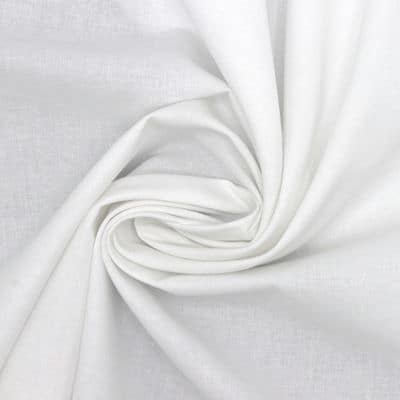 100% cotton fabric - plain white