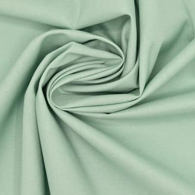 100% cotton fabric - plain jade green