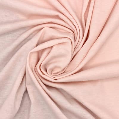 Cotton jersey fabric - plain baby pink 