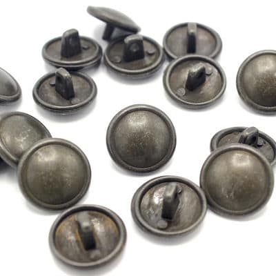 Round shank button - bronze