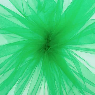 Green tulle