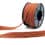 Zipper by meter - rust-colored 