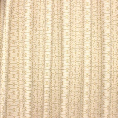 Fabric in cotton and linnen - beige