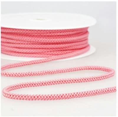 Braided cord - pink