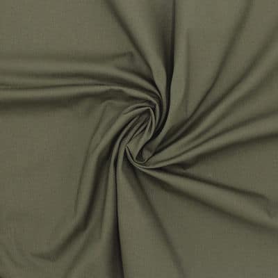 Extensible cotton cloth - plain khaki 