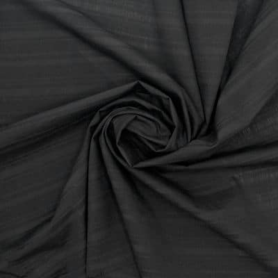 Striped veil - black